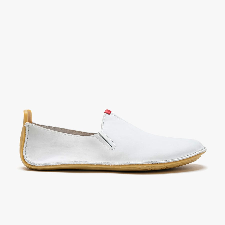 White Women\'s Vivobarefoot Ababa II Casual Shoes | Philippines 0207NWYB